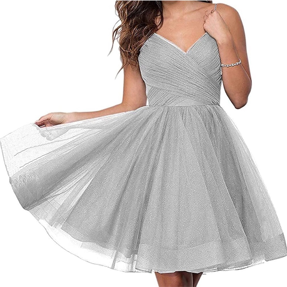 NWT Sparkly Tulle Snowball Princess Formal Dress